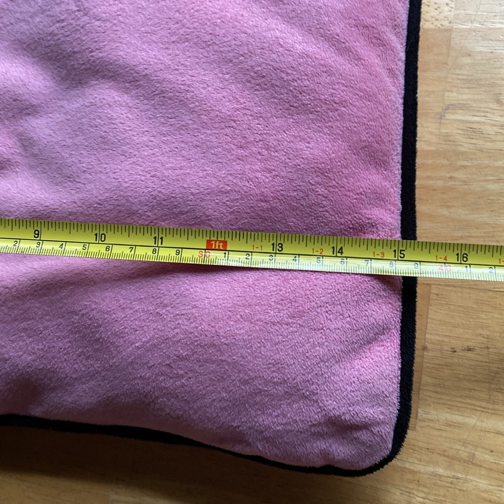 Vintage Playboy Bunny Plush Pillow Black/Pink - Picture 4 of 5